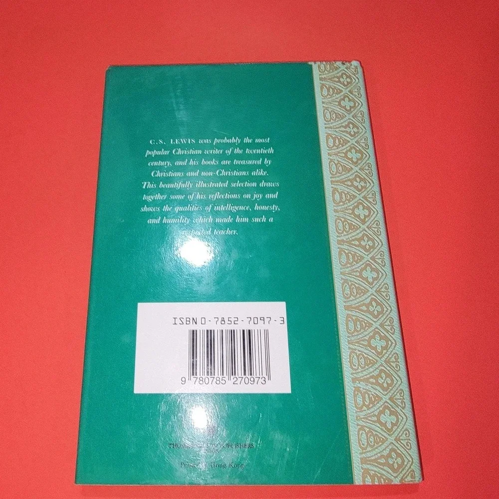 C.S. Lewis On Faith & On Joy Hardcover Gift Books Thomas Nelson Illustrated Set